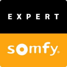 Menuiserie Le Goulven MENUISIER PEYREHORADE Logo Expert Somfy